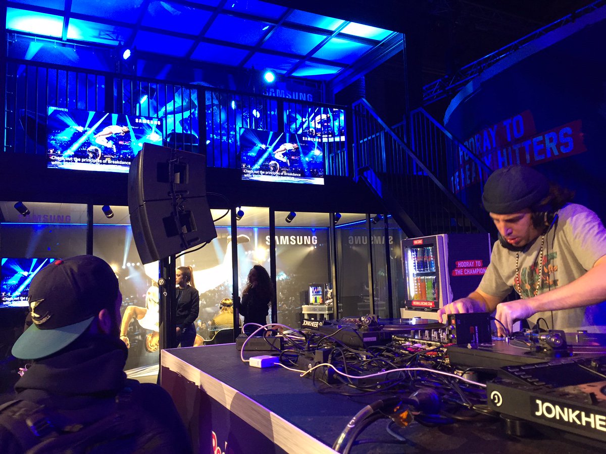 World Finals <a href="/redbullbcone/">Red Bull BC One</a> Westergasfabriek Amsterdam. @Samsung_NL @_BrandNewLive Events #double #eventcontainers crazycontainers.nl/home/
