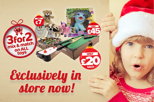 Did anyone say Christmas gift ideas? 3 for 2 Mix and Match on ALL TOYS!  #christmas #christmasgiftideas