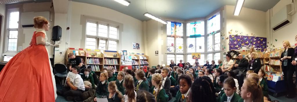 tyrower's tweet photo. Captivating! Inspiring! @AdaTheShow #TheEnchantressOfNumber in #HeywoodLibrary Rochdale right now๐ #AdaLibraryTour #STEAM #LEDs https://t.co/uImG9Y1vPq