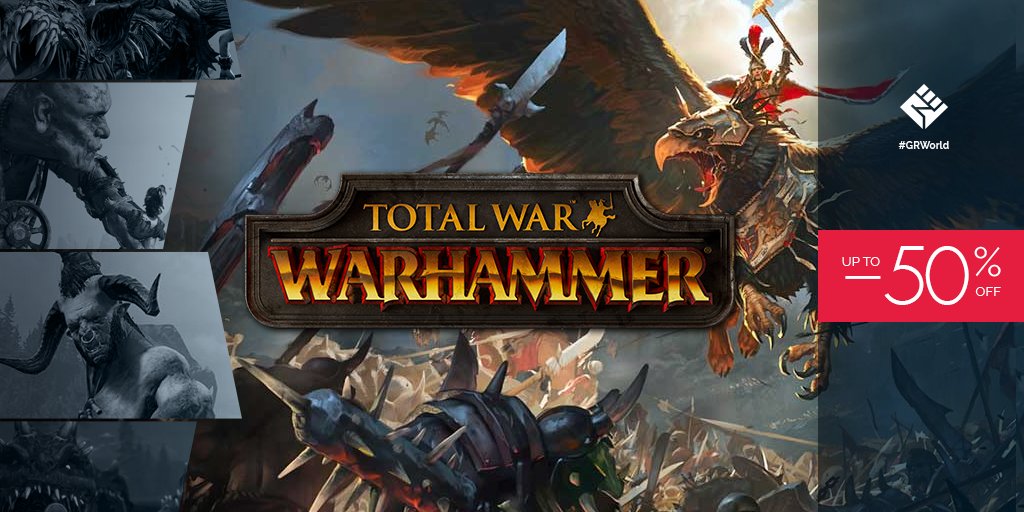 Total War: Warhammer for the best price -> bit.ly/TotalWarWarham…
#totalwarwarhammer #rts #PCMasterRace #Deals