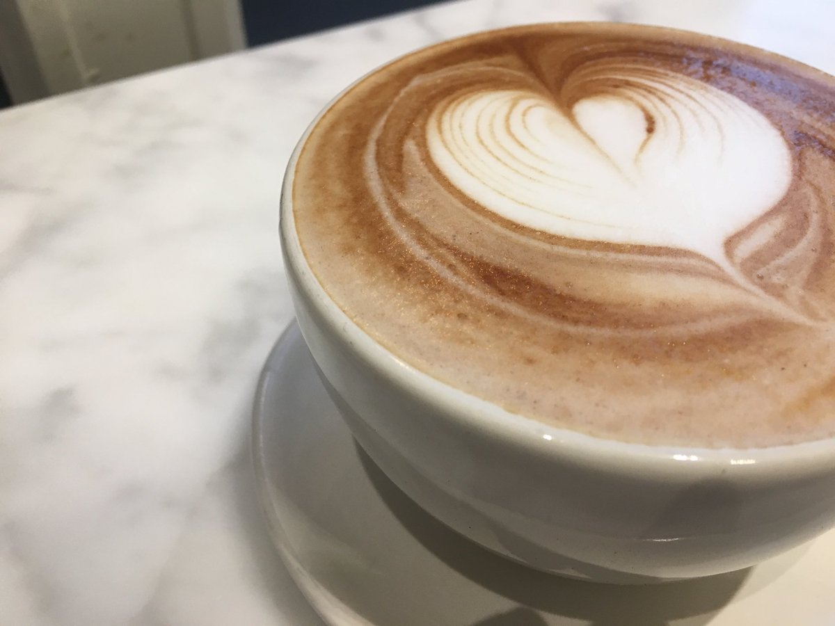 Kris10MOriginal's tweet photo. Best way to start... the day, my Twitter acct, and #df17. Thanks @bluebottleroast https://t.co/wTNJJJ5JT6