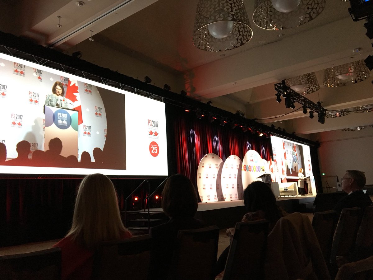 careegee's tweet photo. The Hon. @janephilpott gave us many reasons to invest in critical infrastructure needs of indigenous communities #P32017 https://t.co/CM3Fhctb8m