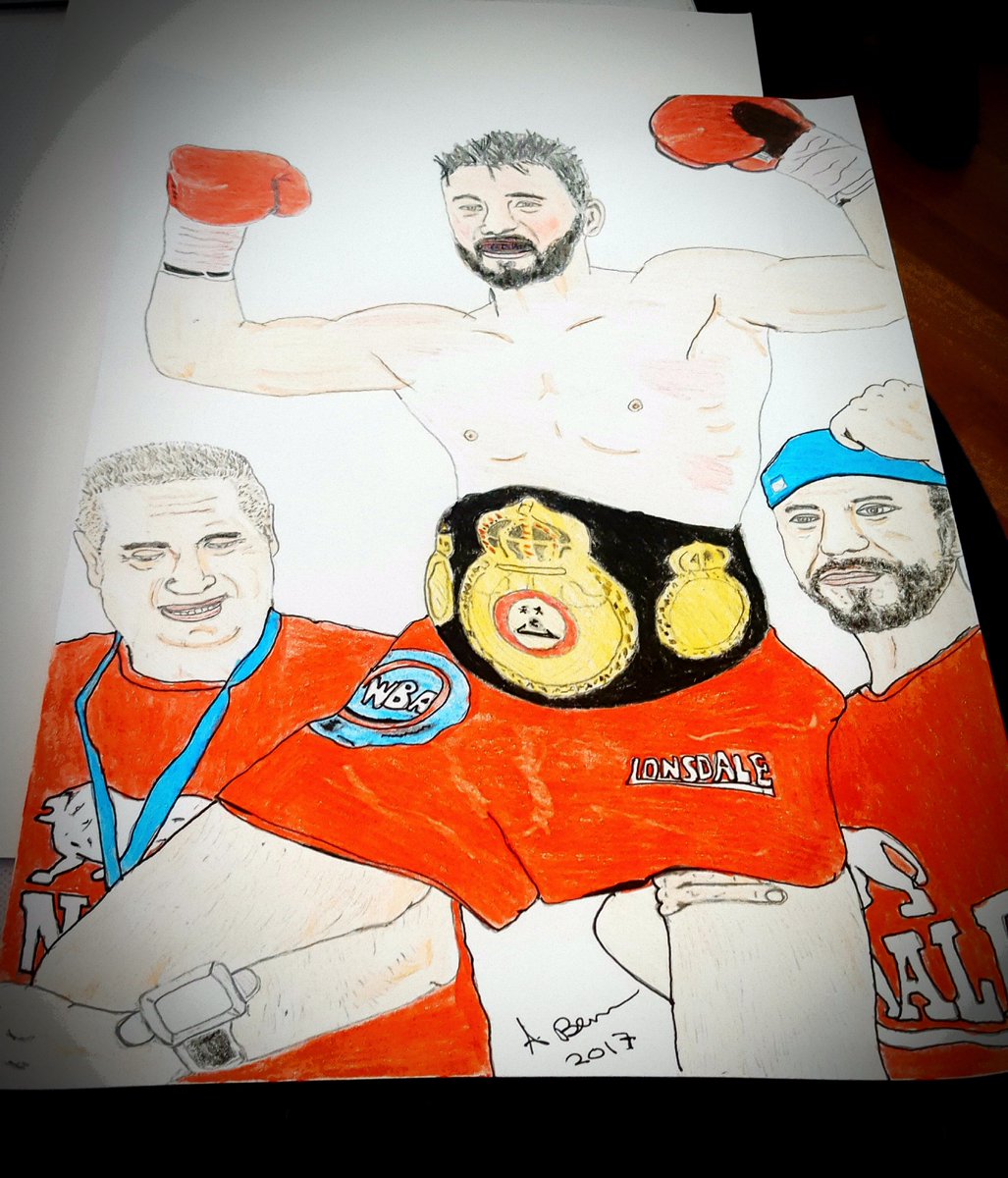 berty3681's tweet photo. Finished my drawing of @NathanClev  king clev #teamclev @Jumboboxing  @Darrenwilson30 https://t.co/93Db4SOXZm
