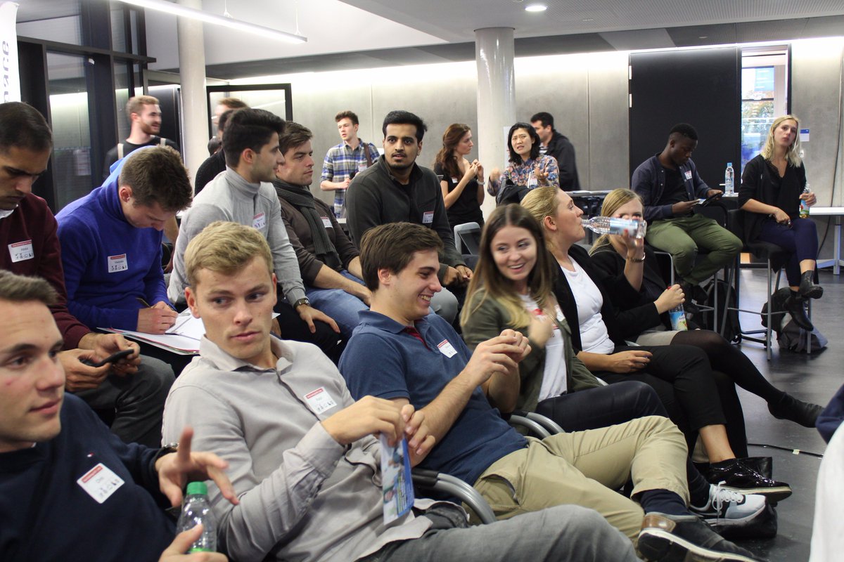 techTALENTS's tweet photo. Getting ready to kick it off: Tech Challenge WS 17/18 https://t.co/23SZB4I2EY