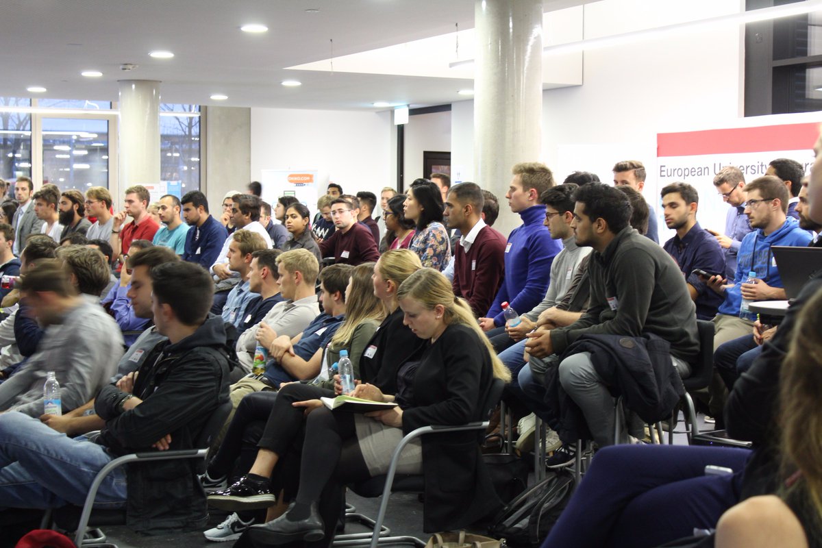 techTALENTS's tweet photo. Getting ready to kick it off: Tech Challenge WS 17/18 https://t.co/23SZB4I2EY