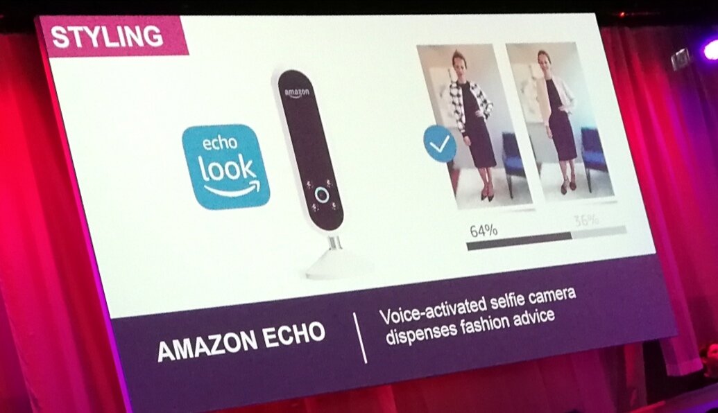Ronald_vanLoon's tweet photo. #AI driven @Amazon #echo voice control fashion adviser is driver for #automatedcommerce by @DMattin | #ML #AdobeSymp https://t.co/yssgMNIXg6