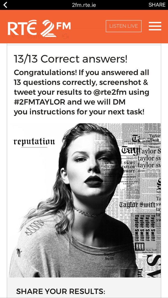 dmurphy9515's tweet photo. @RTE2fm 
#2FMTAYLOR
🙏🏼🙏🏼🙏🏼 https://t.co/mWGvHC46jO