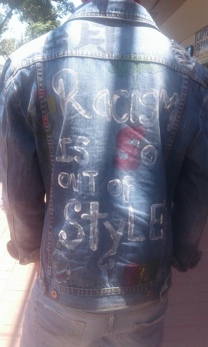 _Who2Blame_'s tweet photo. Shout out Kgomotso Ngale for countering hate through fashion.
Respect and kindness is never unfashionable!
#IEndHate #MondayMotivation https://t.co/VdlnxmEyws