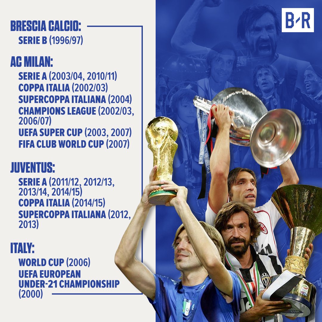 B/R Football on X: @Pirlo_official What. A. Career.   / X