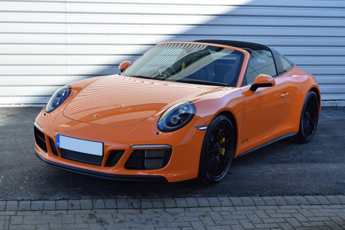 Porsche Retail Group On Twitter Pastel Orange Colour To Sample New 911 Targa Gts Awaiting Delivery At Porschemayfair