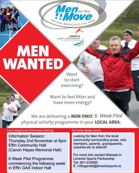 Limericksports's tweet photo. Something for everyone so no excuses ππππΌ #activelimerick #gettinglimerickactive
See https://t.co/kGP1IBGYms for more information and to register for programme/event https://t.co/1yWqdcwYZh