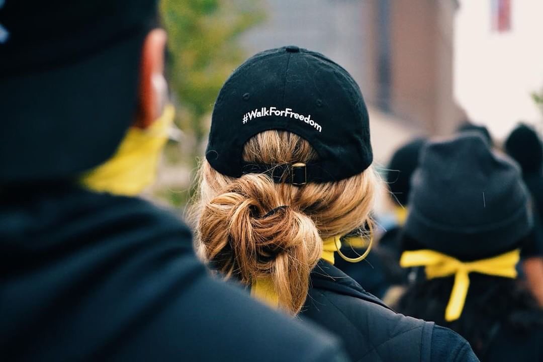 Walk4freedom_gr's tweet photo. thankful for the community who rallied together to walk in the rain for the victims of human trafficking #walkforfreedom https://t.co/klpWEJlMJY