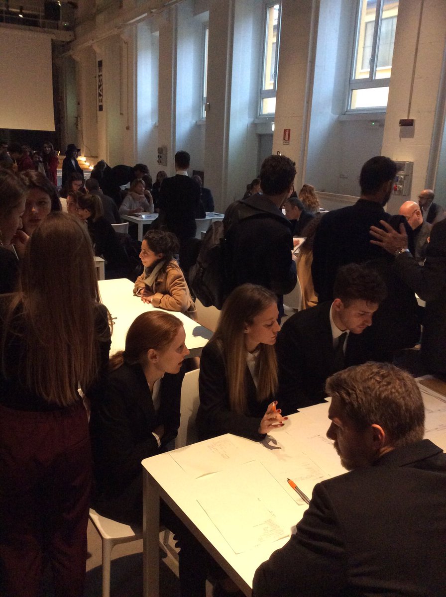 harimnetwork's tweet photo. #JobSpeedDate at #Fashiongraduateitalia by @PiattaformaModa... Noi ci siamo! #thatsharim https://t.co/RYpXHCjul1