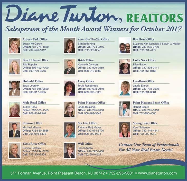 DTurtonRealtors's tweet photo. We would like to congratulate the following recipients
of the Diane Turton, Realtors Salesperson of the Month Award for October, 2017: https://t.co/ydYceXbYGX
