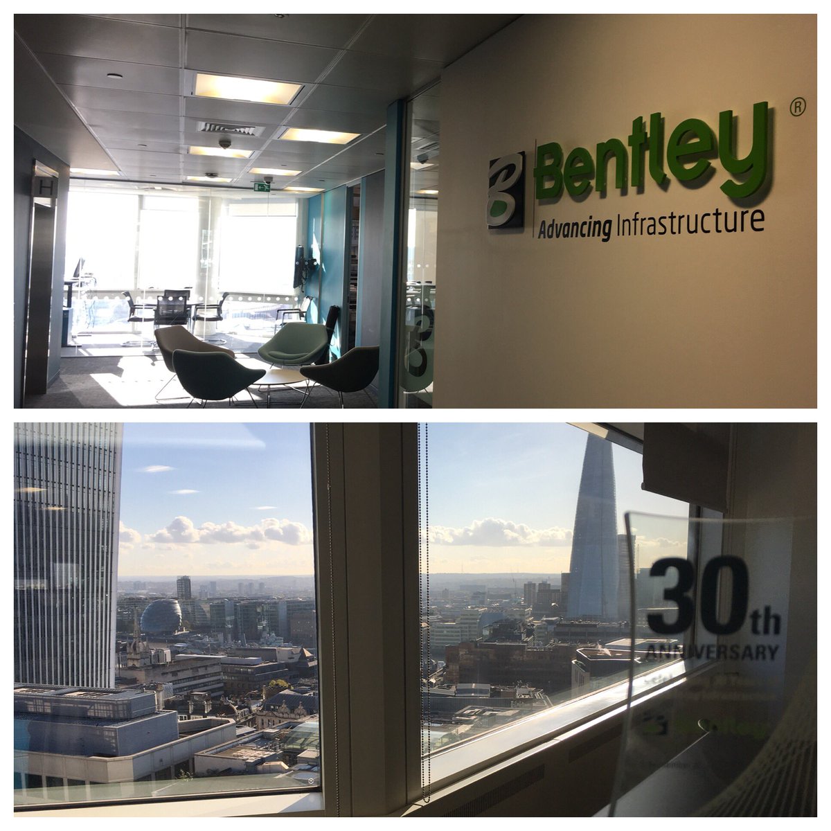 NickNiknam's tweet photo. Hello to the new beginning! First day at @BentleySystems London https://t.co/Zcxtkm9L3k