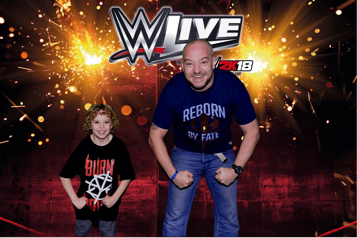 thanks for the amazing memories #WWEMINEHAED <a href="/wwe/">WWE</a> #HHHUKTour my son had the best time he his still smiling now even tho we are home