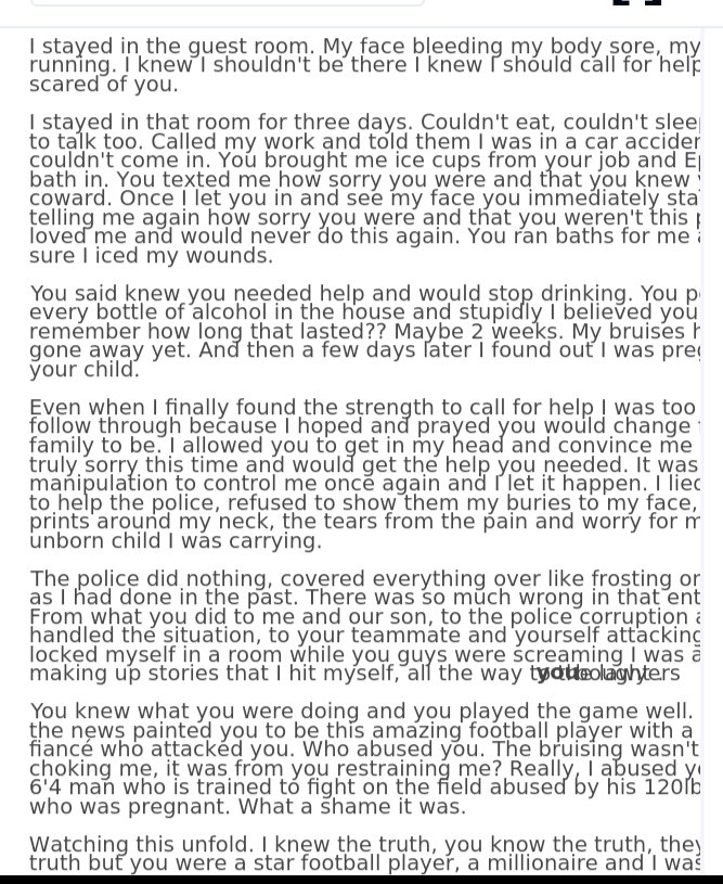FredJoh57935135's tweet photo. #MeToo #WhatIfKendraScottWasYourDaughter pgs. 1-3 of 9 Kendra Scotts letter to #RayMcDonald  #DomesticViolence https://t.co/ksBGY6Iwgk