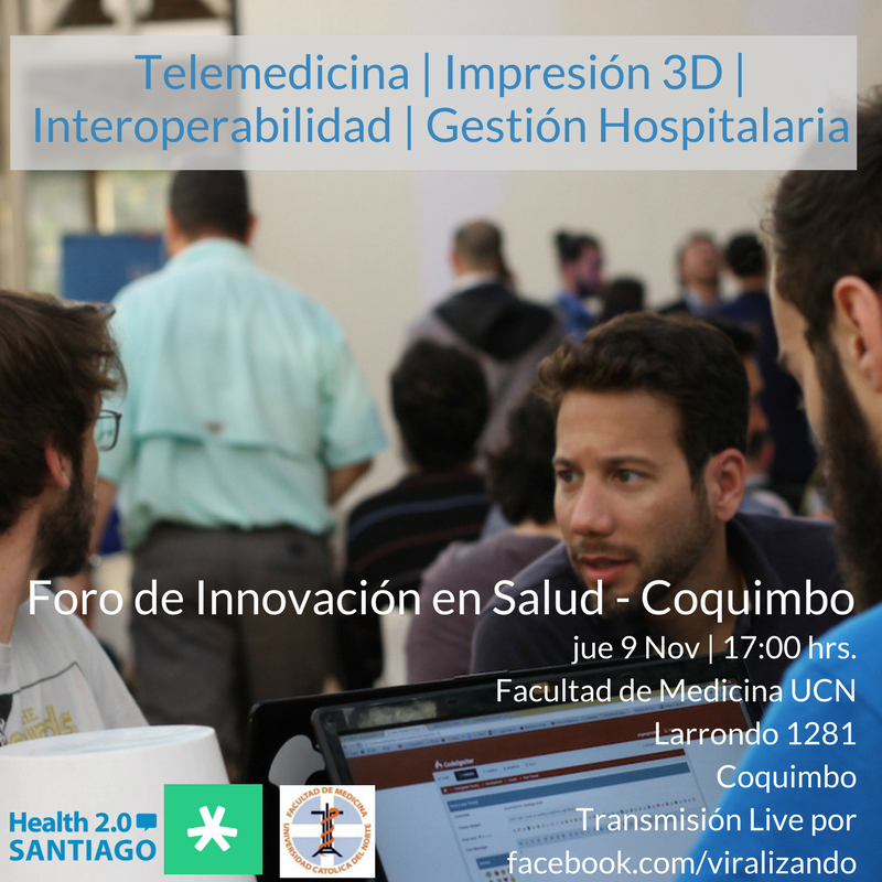 SantiagoHealth's tweet photo. Trabajas en salud en #Coquimbo? Hablemos de innovación en #Health20 @SeremiSalud_Coq @SSaludCoquimbo @colmedlaserena https://t.co/NnH8asxI2N https://t.co/EFwKKB2aJW