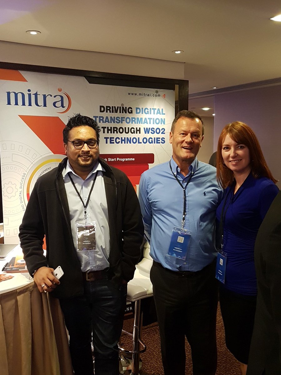 Great to see so many customers &amp; people at @WSO2Con. Happy to sponsor the event @tweetmitrai #WSO2Con