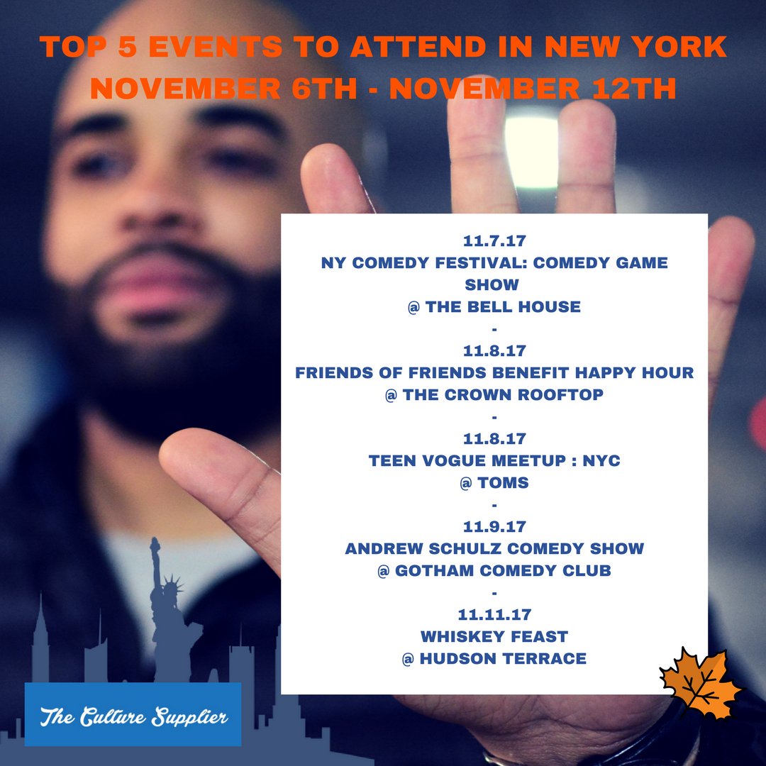marcusdgilmore's tweet photo. #Top5Events : Here is a look ahead for events to attend in #NewYork this week. #NewYorkEvents https://t.co/XiQTggpncA