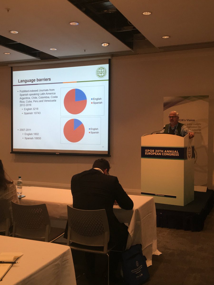 ISPORorg's tweet photo. @darosselli speaks during Career Advice Across The Globe about tips to get published from a Latin America perspective and also addresses language barriers that can arise. #ISPORGlasgow #ISPORnp https://t.co/pOrjSSYUzr