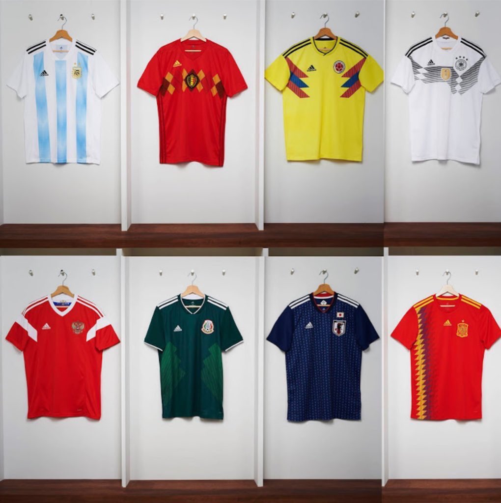camisetas selecciones mundial 2018