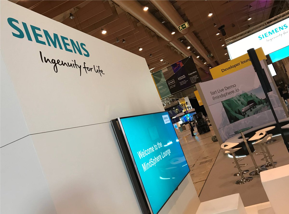 Siemens's tweet image. Today starts our #WebSummit venture! Let’s meet up &amp;amp; talk about #FutureMakers, #MindSphere and #IIoT! sie.ag/2yWE3eO