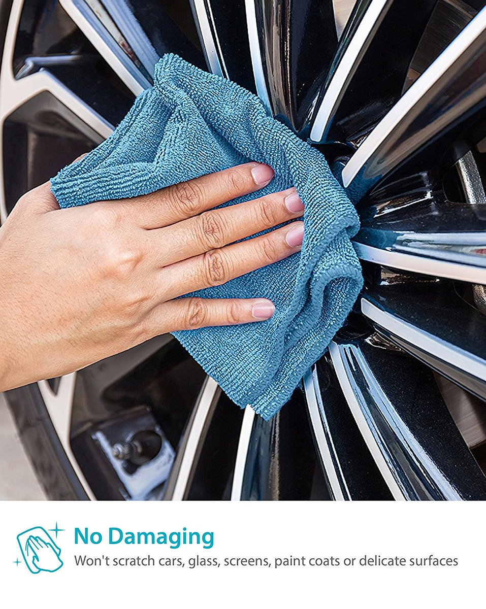 #Amazon #Microfiber Cleaning Cloth Set - 12 x 16 Inch  - 24 Pack $12.95 #Washcloth, #Auto #detailing amzn.to/2zlzIBG via <a href="/amazon/">Amazon</a>