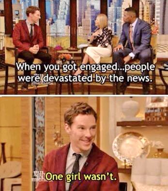 onlyellow's tweet photo. ONE GIRL WASN'T 😁❤

#HappyBatch 
@CumberbatchSpam https://t.co/INs5rC3KLQ