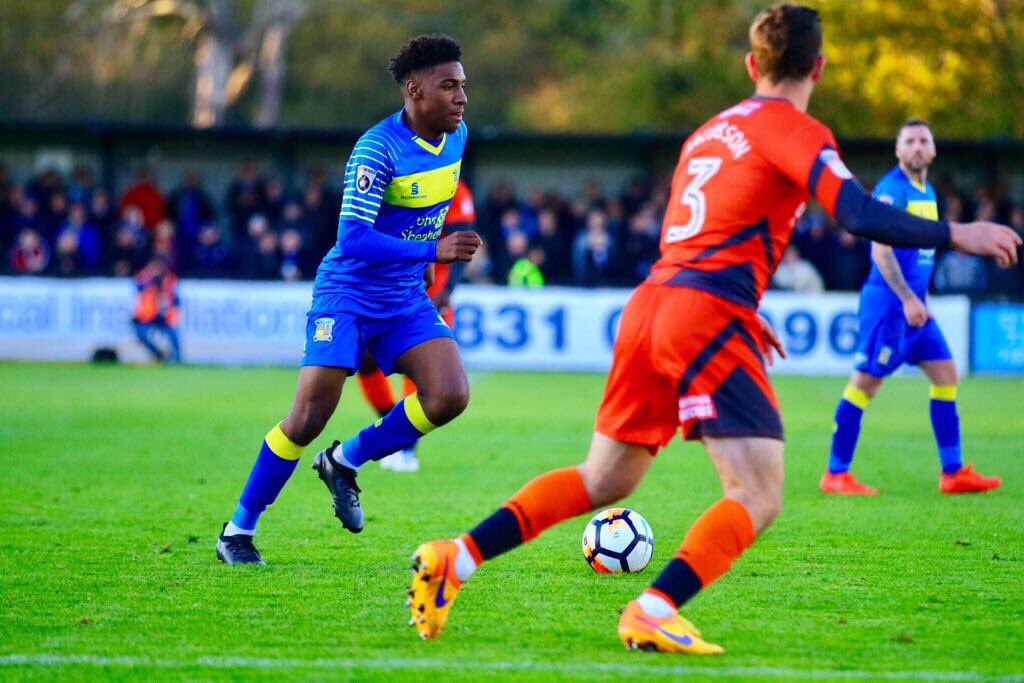 SolihullMoors's tweet photo. 👏🏻 CALL-UP | Congratulations to #SMFC's @dapo_afolayan who has been named in the England C squad. 💛💙

👉Read more: https://t.co/NNu0ZSA2ZZ. https://t.co/IBSiBAIyVH