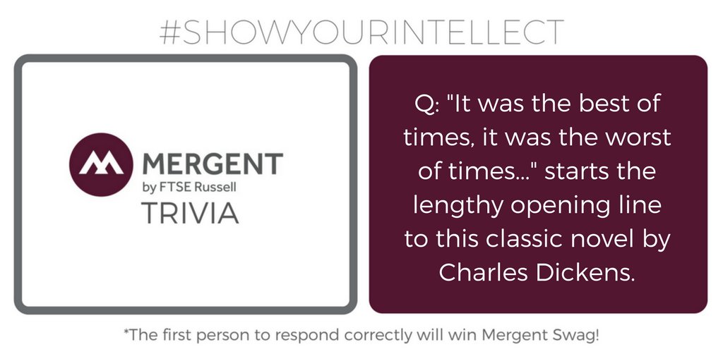 MergentInc's tweet photo. Are you feeling lucky today? Take a shot at our #askalibrarian trivia question! #showyourintellect https://t.co/Cce8TMlyOn