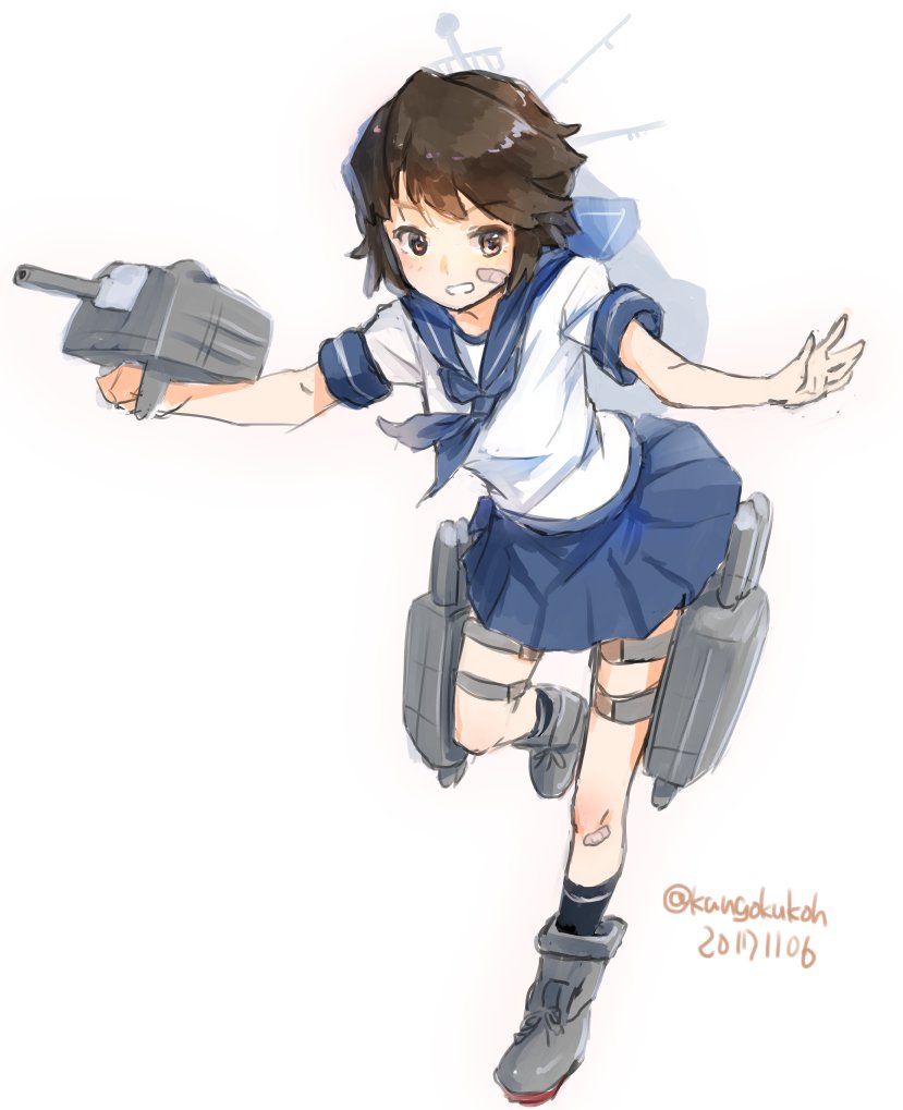 艦これ「#艦これ版深夜の真剣お絵描き60分一本勝負
#艦これ版真剣お絵描き60分一本勝負」|監獄コウのイラスト