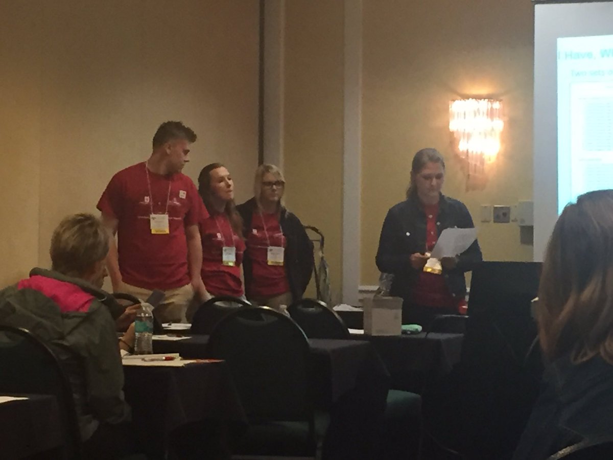 Yoder1825's tweet image. Great presentation and ideas from IU Southeast students.  Wonderful teachers in the making.
#2017ICTM