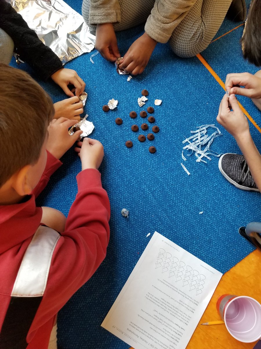 MsShea12's tweet photo. Northeast Tour Stop #7: Hershey, PA. Simulating a 1902 assembly line - teamwork to assign jobs &amp; wrap the most candy!
#BeWES #BeATeam https://t.co/AIJVsgiMmI