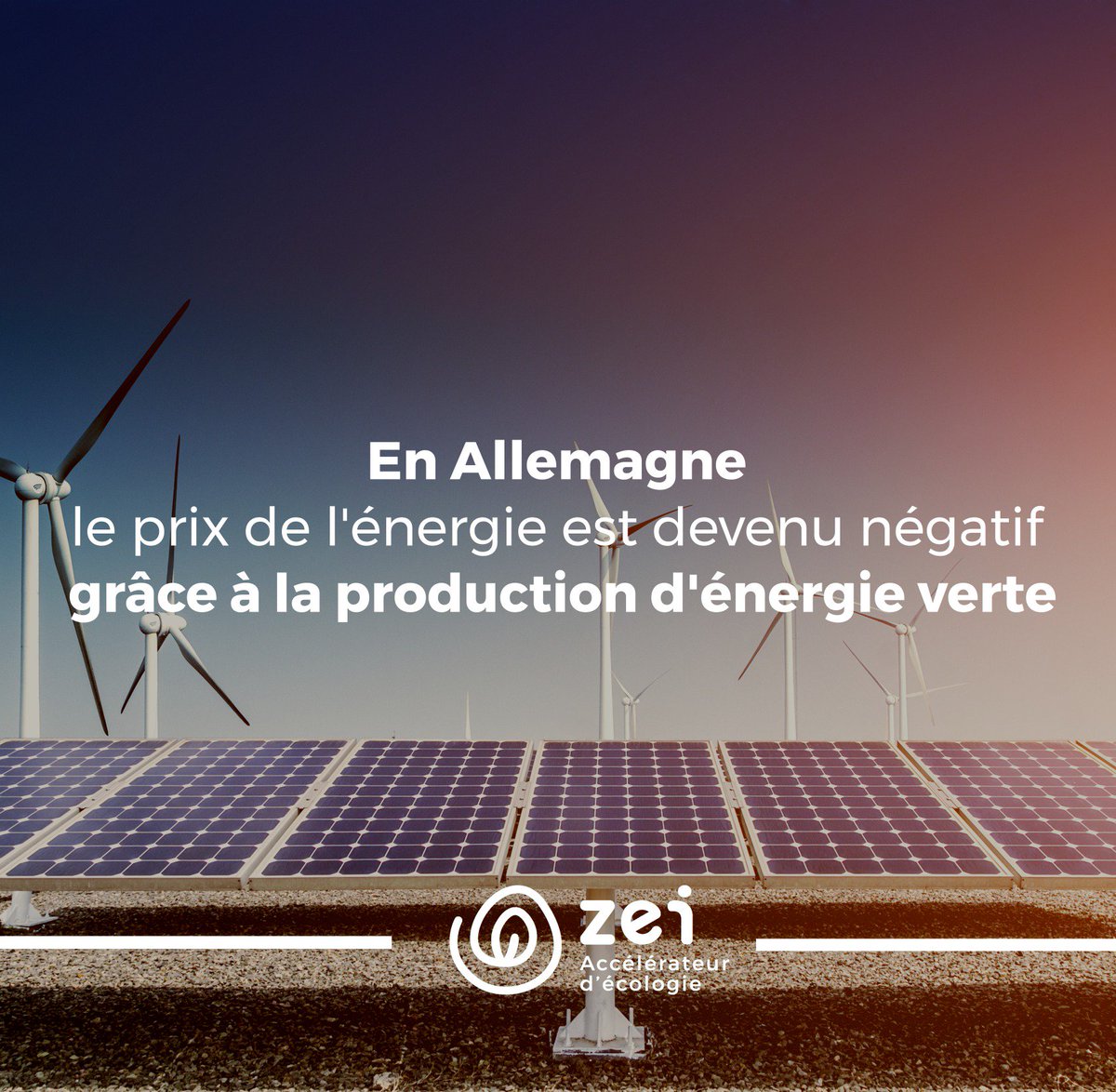 Les prix ont été négatifs pendant un week-end grâce à un surplus d'énergie renouvelable !

Source : independent.co.uk/environment/ge…