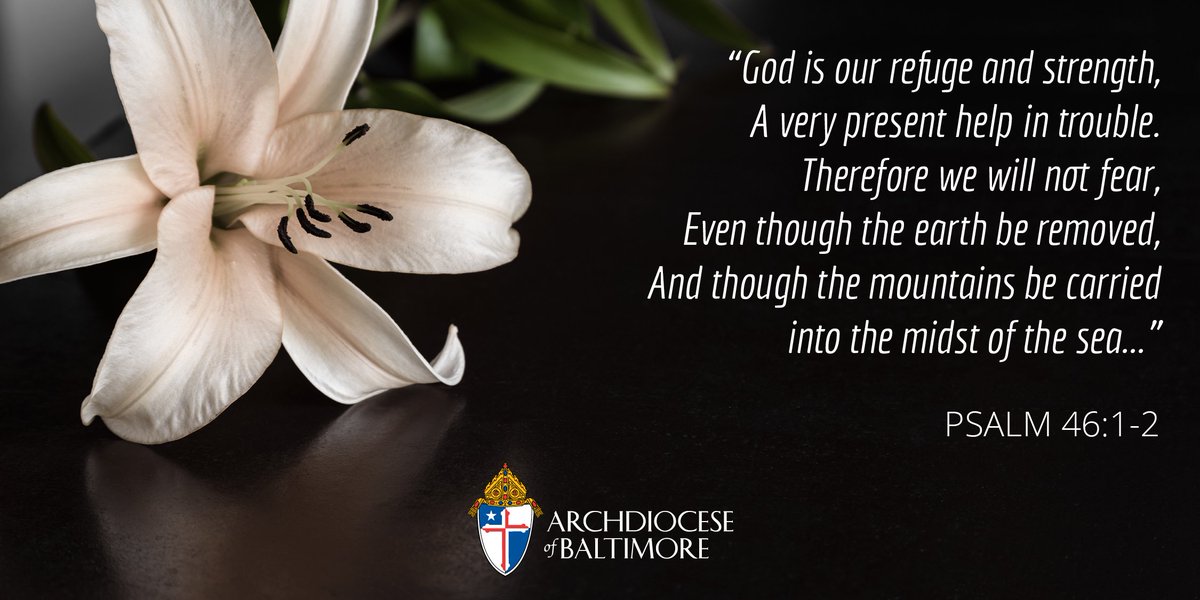 archbalt's tweet image. Please pray this morning with Archbishop Lori for the end of violence in our world.  #TexasChurchMassacre #beingcatholic #MondayMotivation