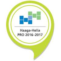 karika_anna's tweet photo. Happy to be recognised as @HAAGAHELIAamk PRO 2016-2017! https://t.co/3qdstmZpde  #OpenBadgePassport  #yay #hhporvoo #haagahelia #pro  💎📚✨ https://t.co/qROyThFyzL