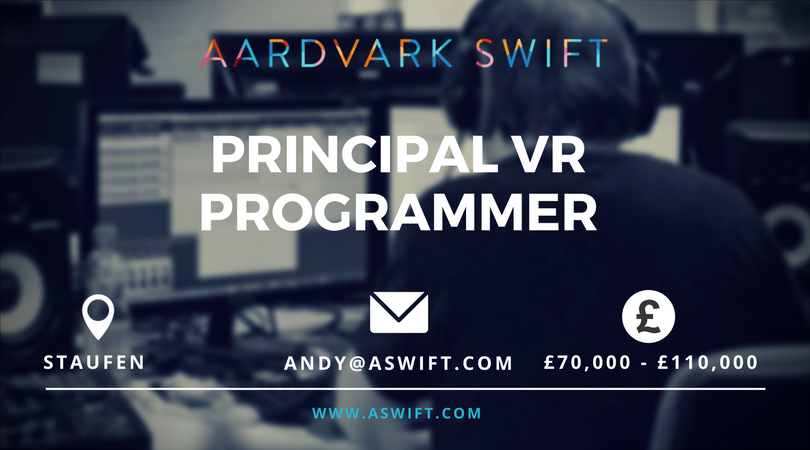 AardvarkSwift's tweet image. We have an excellent opportunity for a Principal VR Programmer to join an amazing studio in Germany! #gamejobs

aswift.com/jobs/principal…
