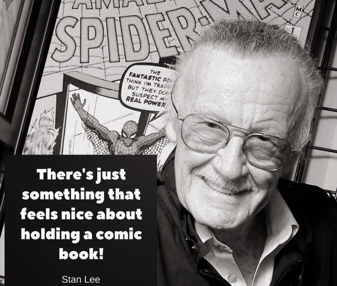stanleebox's tweet photo. Keep reading and support printed comic books, true believers! 

#MondayMotivaton #StanLee #Comics https://t.co/vhfB7RkSzK https://t.co/e131lcJEtL