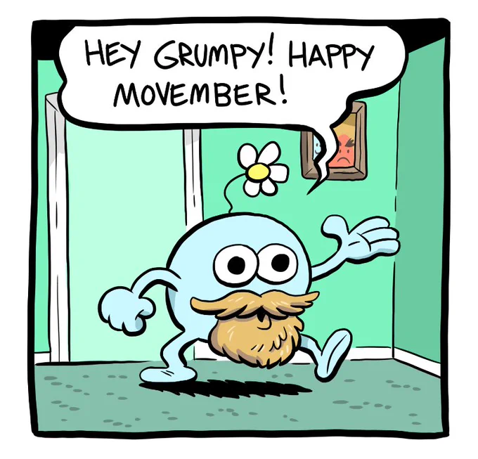 Grumpy movember 
