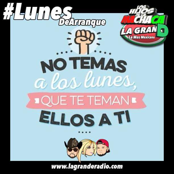 ElBroncofm's tweet photo. #Kiuvo raza #LunesDeArranque en #LaGranD #LHDLM  #FelizLunes Que Nada te detenga de #ConquistarMundo #EnVivo #AlAire https://t.co/3eyeVe62xX