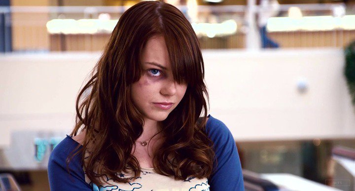 New happy birthday shot What movie is it? 5 min to answer! (5 points) [Emma Stone, 29] 