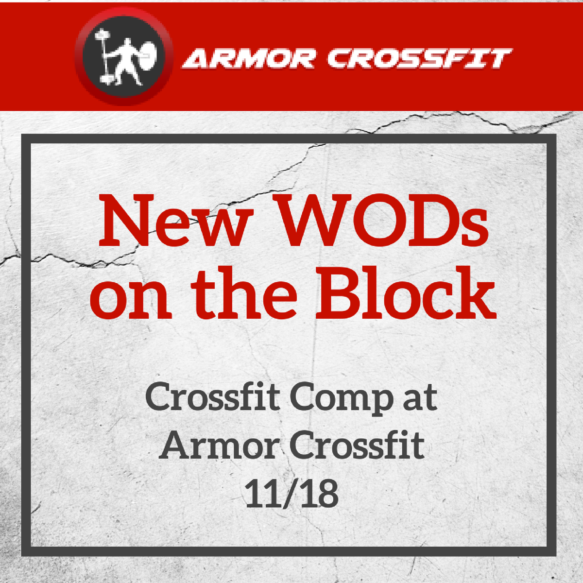 ArmorCrossfit's tweet photo. Test your strength, agility, &amp; vigor in an event that will take your fitness to the next level: https://t.co/x33XmORw8U https://t.co/QVFZg5Czj7