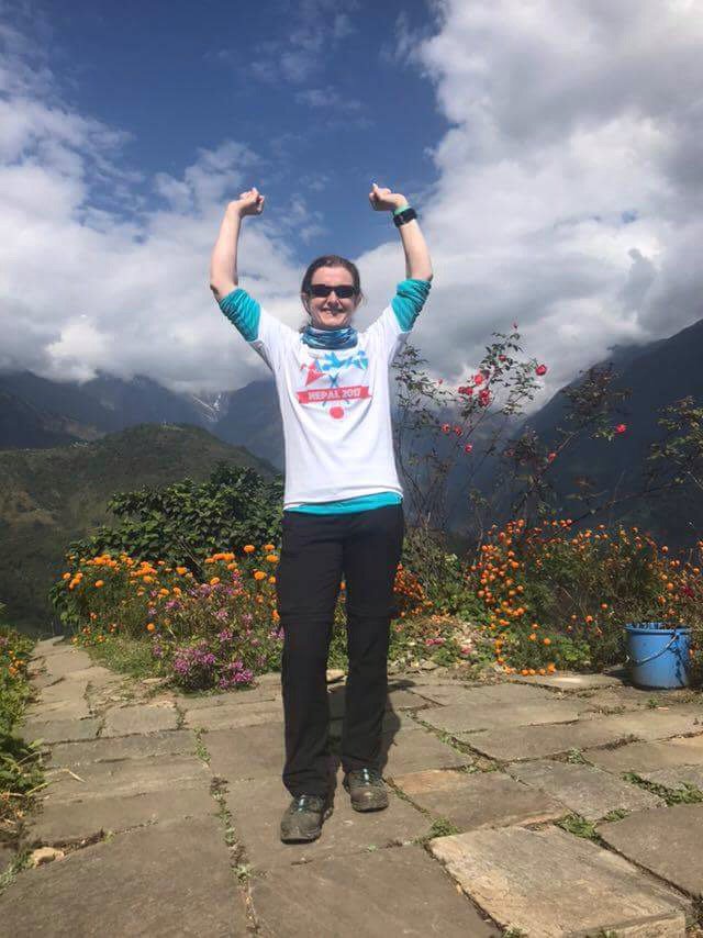 StAndrewHospice's tweet photo. News of Anne Marie Brandon's @charity_champ Lifetime Achievement Award has reached Nepal! Anne Marie is on a trek to raise more funds for us https://t.co/a7f9aHId7o
