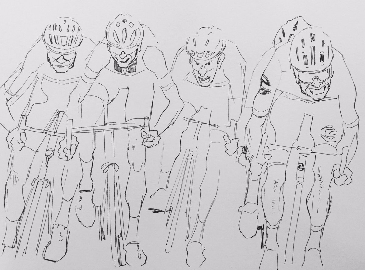 tweetthecaptain's tweet photo. Work in progress for the dramatic finale of stage 9 of #letour2017 https://t.co/dC6sREUCTi