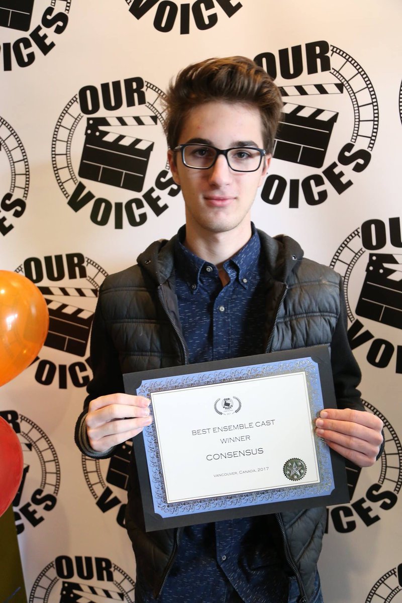 CONSENSUS won Best Ensemble at #OurVoicesFilmFestival #congrats @PeterBundic <a href="/JordynAOlson/">Jordyn Ashley Olson</a> <a href="/OliviaSteeleF/">Olivia.</a> <a href="/salmafahmy_/">salma</a> #PatrickLubczyk