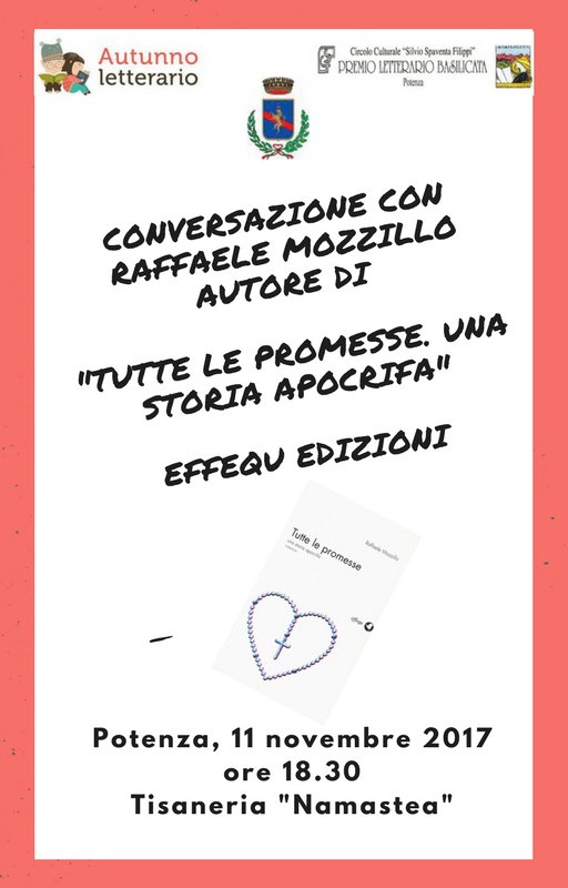 santino_bonsera's tweet photo. Secondo appuntamento #autunnoletterario #Potenza conversazione con @RaffaeleMozzillo autore del libro "Tutte le promesse" #Effequ ed. https://t.co/QEvV0NXeKj