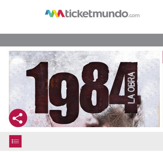 Recomendao's tweet photo. Adquiere tus entradas para la nueva temporada de #1984LaObra en @Ticketmundo_ve https://t.co/c5ioxC9r1U https://t.co/uC619FRlsI | @dram_on