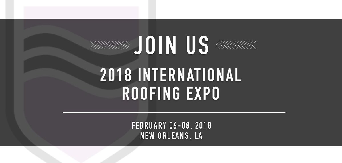 ProGuardCoating's tweet image. Planning your 2018 conference schedule? Join us at the 2018 International Roofing Expo in February! See you there!
