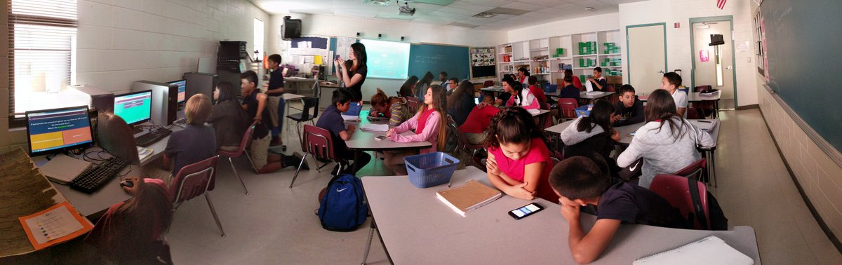 abking82's tweet photo. Ms. Molinar and Ms. King's class are having a blast using to quizizz to review for the 3 weeks test! @Ensor_MS #teachingthroughtechnology https://t.co/x7UoV3P3IN